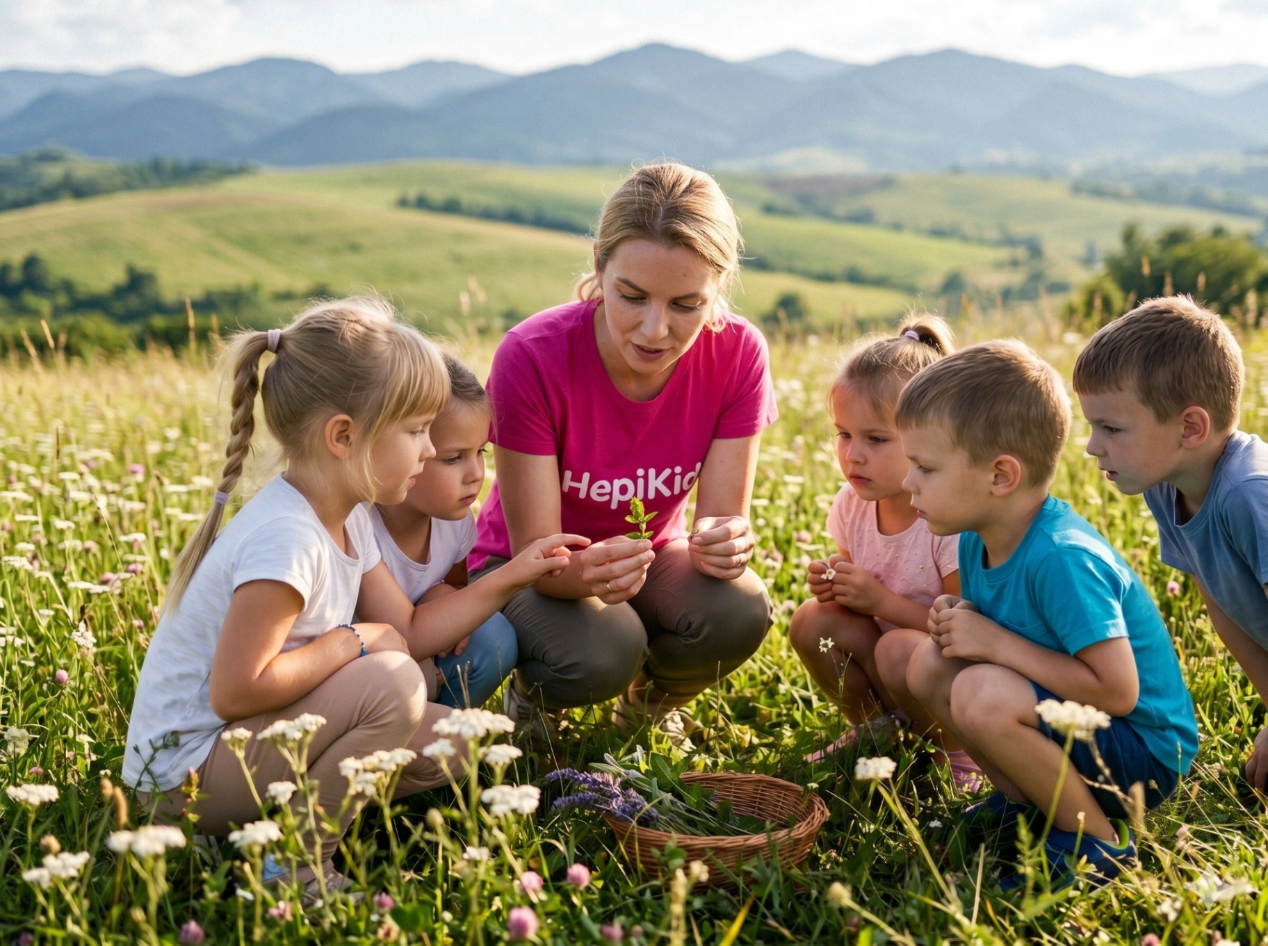 Poletno varstvo na kmetiji Škofja Loka – zeliščarska delavnica HepiKid