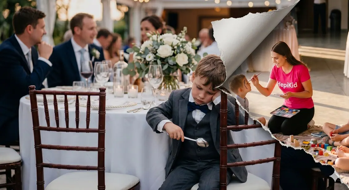 Zakaj otroci na porokah in obhajilih po eni uri postanejo nemirni in kako to elegantno rešiti?