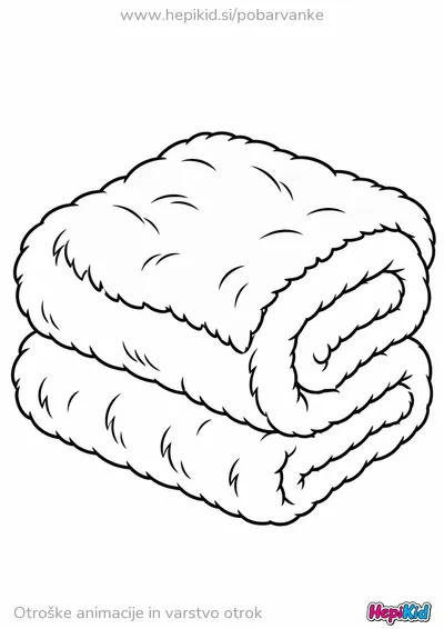 Mehka odejica greje v hladnem vremenu.