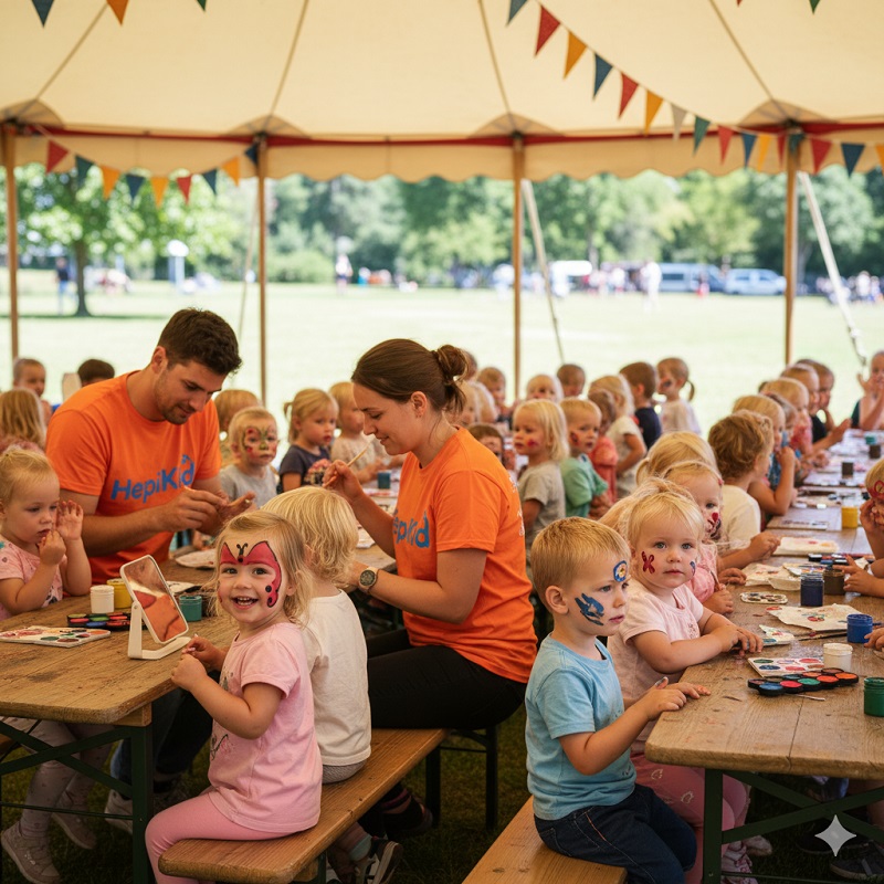 Animacije otrok ustvarjalne delavnice piknik
