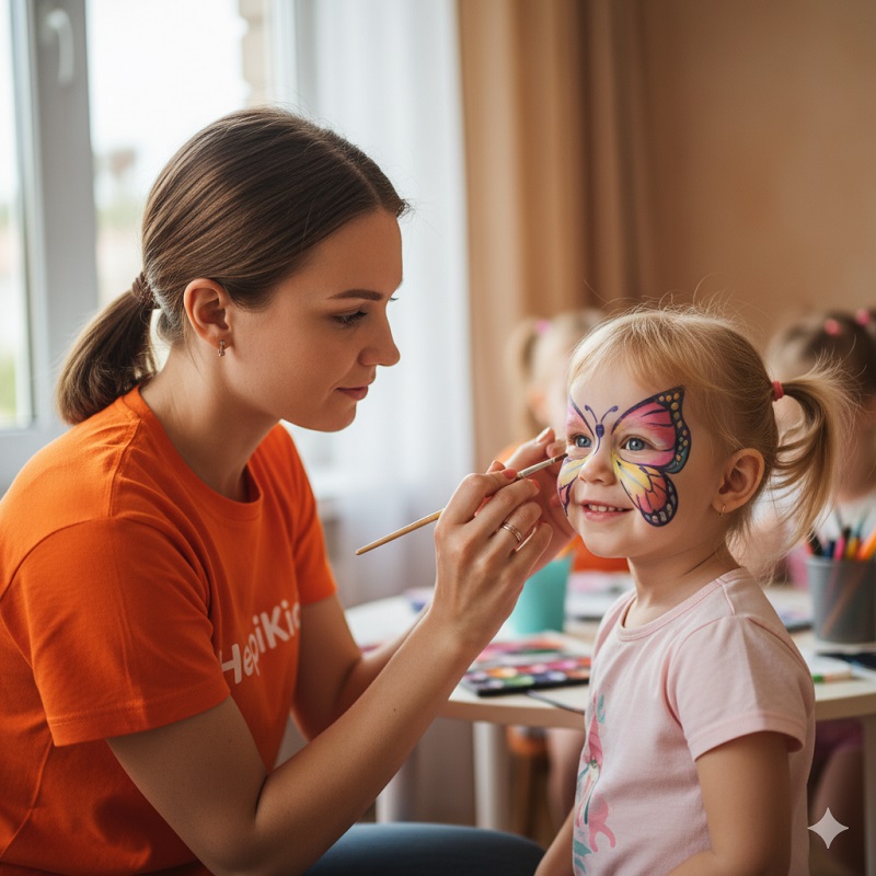Poslikava obraza za rojstni dan